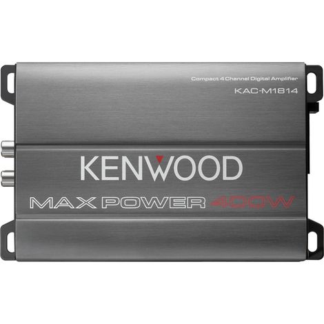 Kenwood KAC-M1814 Endstufe grau 4-Kanal 400W