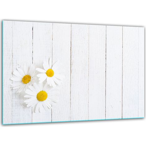 Schneidebrett aus gehärtetem Glas, 30 x 22 cm, Blumen (1/5)