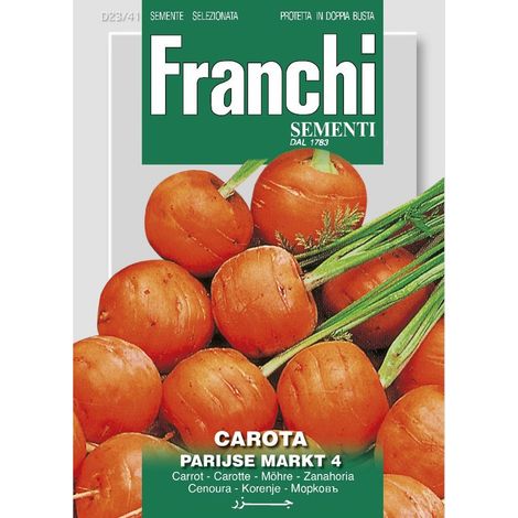 SEMI DI CAROTA PARIJSE MARKT 4 FRANCHI SEMENTI