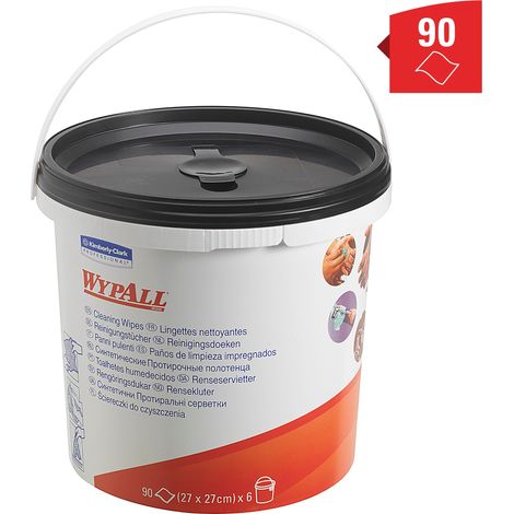 Essuyeur Kimberly Clark WypAll pour Nettoyants multi-usages, 90 par seau ( Prix pour 1 ) (1/6)