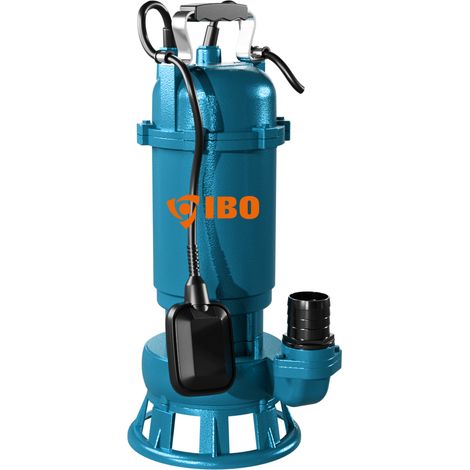 Bomba sumergible CTR 1100 (1,1 kW, 230 V) Con trituradora Con flotador