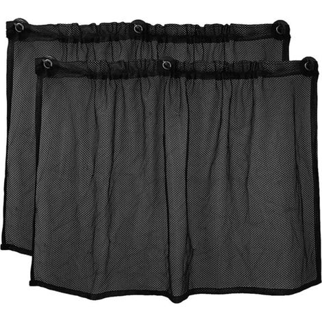 Pare-soleil de voiture - 70 x 50 cm - Noir - Protection solaire pour voiture - Protection solaire pour enfants - Pare-soleil pour vitres latérales (1/5)