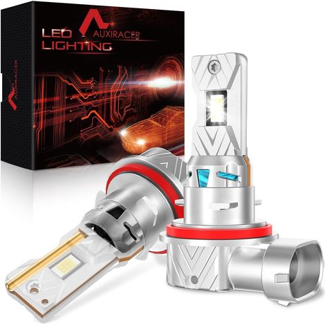 H11 LED Headlight Bulb, 30000LM 6500K 100W, H11/H9/H8 LED Headlights for Car 12V, Plug and Play, 2pcs (1/5)