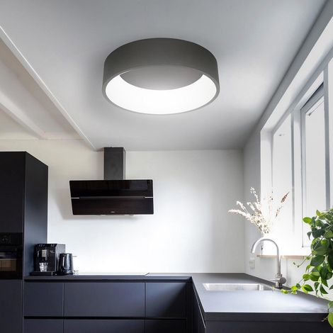Trade Shop - Led 42w Cct 3000k 4000k Luz 60cm 230v -      Negro (1/3)