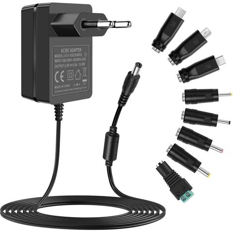 Adaptateur d'alimentation 5V 3A AC 100V240V vers DC 5V 15W (1/5)
