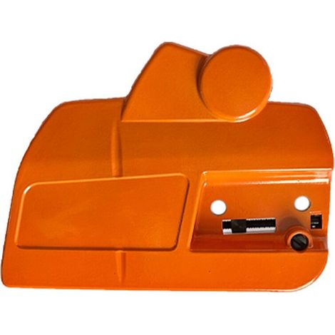 Couvercle de copeaux, couvercle d'embrayage, couvercle de guide et plaque de protection latérale gauche pour tronçonneuses de type 460 et 455 (taille-haie 537286301)