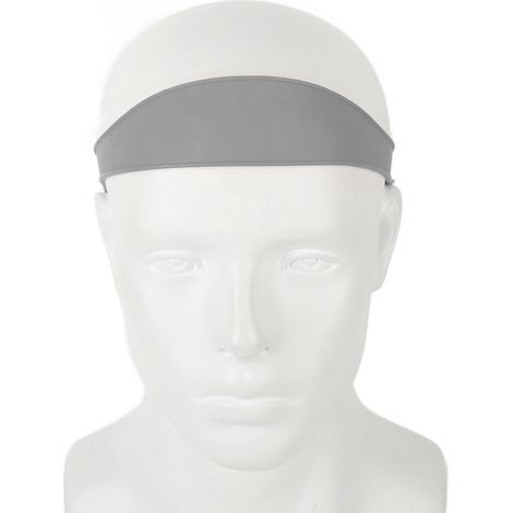 Guide de coupe de cheveux, moule incurvé en silicone souple pour tailler la nuque, idéal pour les coupes de cheveux à domicile, gris. (1/5)