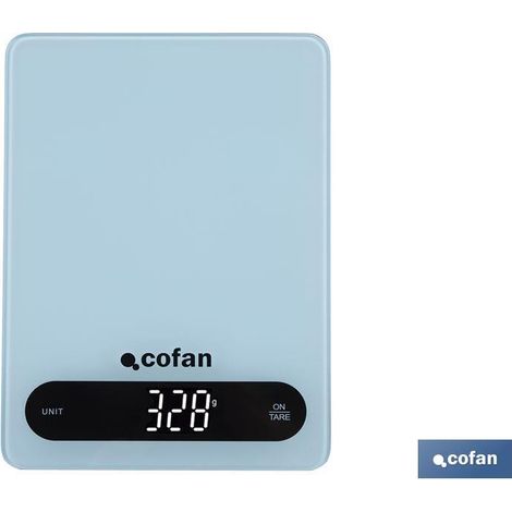 Balance de cuisine numérique 10 kg, 4 capteurs haute précision, écran LED 5 x 2,8 cm