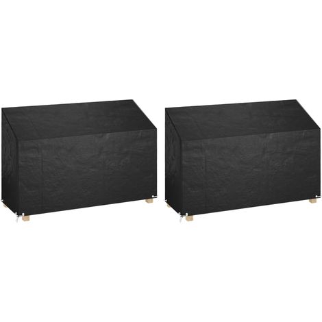 Abdeckungen für Gartenbank 2 Stk. 8 Ösen 190x70x70/88 cm