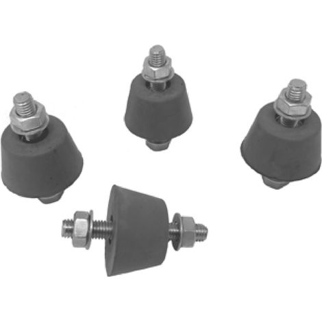 Ormant Supporto antivibrante in Kit Antivibranti per staffe climatizzatore M8 in cfz da 4 pz