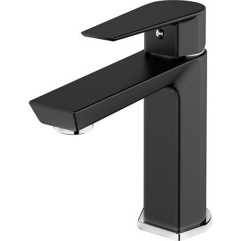 galindo aroha 4605016 grifo de lavabo monomando negro (1/2)