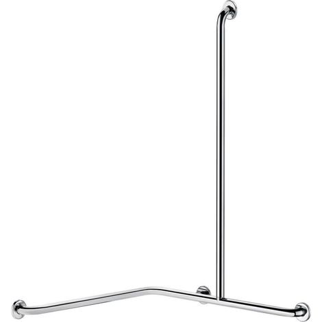 Poignée de douche et barre verticale droite D32 inox poli brillant Réf 5481DP2 (1/2)