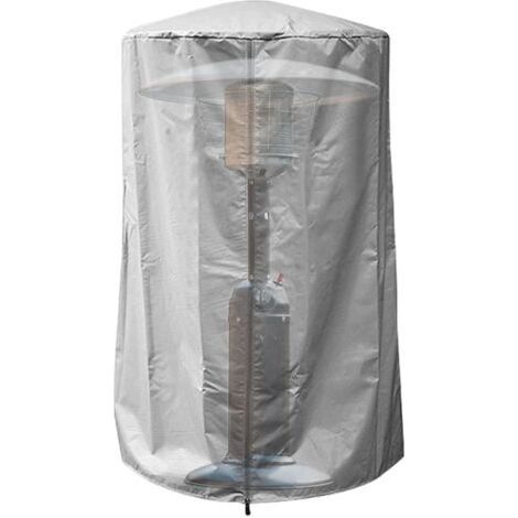 Gris,Housses De Chauffage Extérieur Imperméables, Protections Pour Appareils De Chauffage Domestique, Imperméable En Oxford 210D Avec Fermeture Latérale Pour Jardin Et Extérieur (1/5)