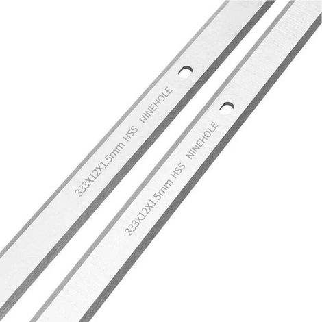 4 Pièces HSS Lames De Raboteuse 333mm, 333mm fers de rabot Pour Metabo DH 330/316, Raboteuse Lames Pour Machines De Travail Du Bois, 333 x 12 x 1,5mm (1/3)