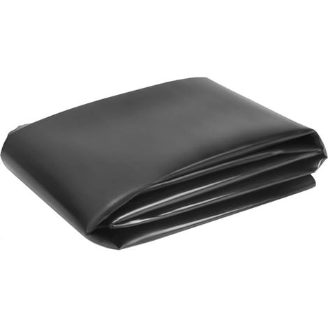 Fourniture de Membrane Géotextile Imperméable pour Bassin Piscicole et Paysage, Revêtement HDPE 0.2mm Étendu 2x2m (7x7ft)-x