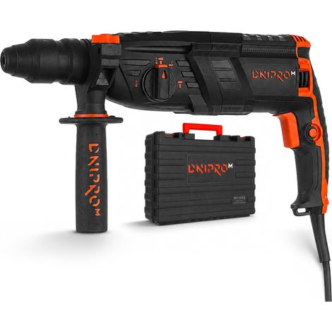 Dnipro-M Marteau Perforateur SDS-Plus RH-100Q 880W, Mandrin 2-13mm, Coffret (1/5)