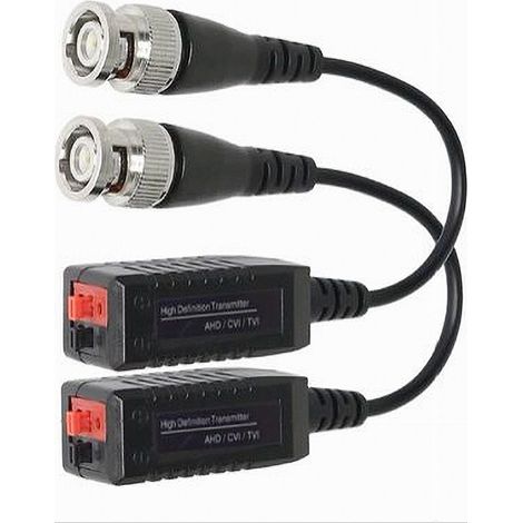 TRADE SHOP - Adattatore Connettore Bnc Cat5-cat6-cat7 2 Bnc Maschio Per Telecamera Maxtech C-020 - (1/3)