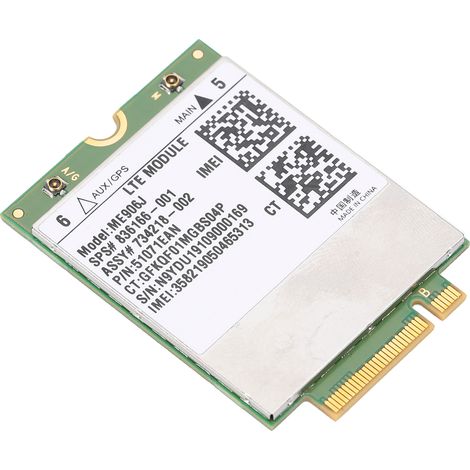 Carte réseau sans fil 4G LTE ME906J Module FDD NGFF M.2 pour composants électroniques (1/5)