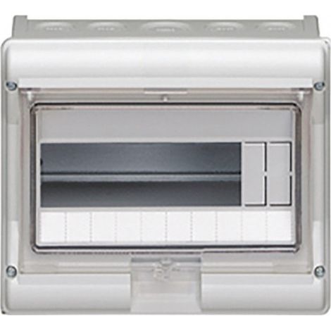 Coffret 12 modules 1 rangée IP55 - Hager