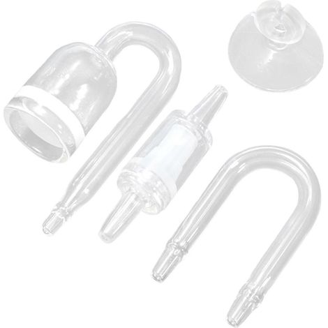 clapets anti-retour CO2, tube en U, tube de raccordement, régulateur de CO2