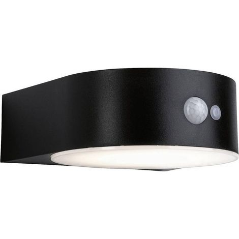 Paulmann Eileen aplique solar negro 400 lúmenes IP44