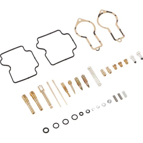 Jeu de reconstruction de carburateurs moto avec joints et ressorts, adaptable Honda XL600R 1983-1987, côtés gauche et droit, kit de remplacement complet. (1/5)