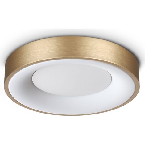 Ideal Lux Plafoniera Moderna Serie PLANET 1 luce LED integrato ottone metallo (1/3)