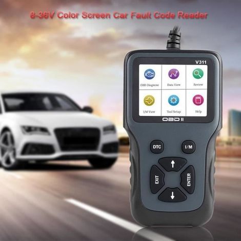 8-36V V311 OBD2 Scanner lecteur de code de défaut de voiture Écran couleur outil de diagnostic automobile -JIA (1/4)