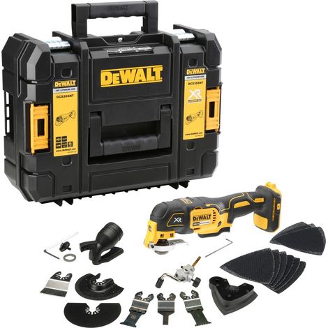DeWalt DCS355N/ACCESS 18V XR Brushless Multi-Tool with Accessory Kit and Case (Body Only)