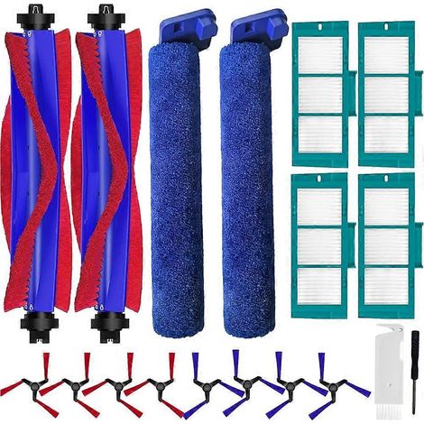 Kit d'accessoires pour aspirateur robot Spot+ Scrub AI Wet & Dry - Comprend une brosse rotative, une brosse rotative et un filtre. (1/5)