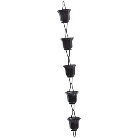 BUNTHAUS Chaîne De Pluie Japonaise Décorative pour Descente Pluviale Café Élégante Et Fonctionnelle (1/5)
