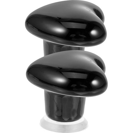 Boutons en céramique forme de cœur, lot 2, design créatif cuivre, accessoires pratiques pour (1/5)