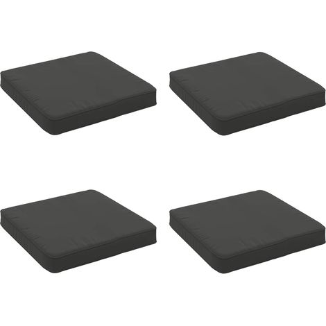4-Piece Seat Cushions VUGHT 4 pcs 100% Polyester Anthracite vidaXL (1/5)