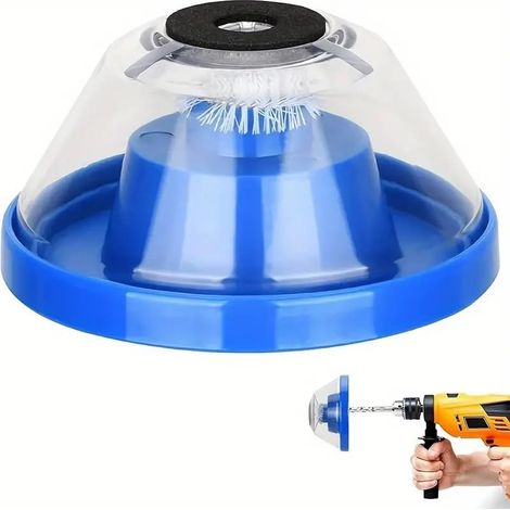 Extracteur de poussière pour perceuse, collecteur de poussière pour perceuse, aspirateur de poussière pour perceuse, récupérateur de poussière pour perceuse, convient pour forets de 4 mm à 10 (1/5)
