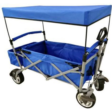 Carrello con 4 ruote Baja pieghevole con tettuccio carretto in metallo (1/2)