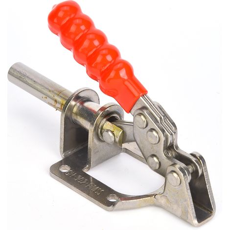 Pince à genouillère à dégagement rapide de type push-pull, acier inoxydable 304, pour montage de soudage, capacité de maintien 136 kg (1/5)
