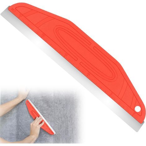 Protecteur de Garniture de Peinture, Protecteur de Peinture Multi-Usages, Grattoir à Papier Peint pour Outils de Découpe de Peinture (Rouge) (1/5)