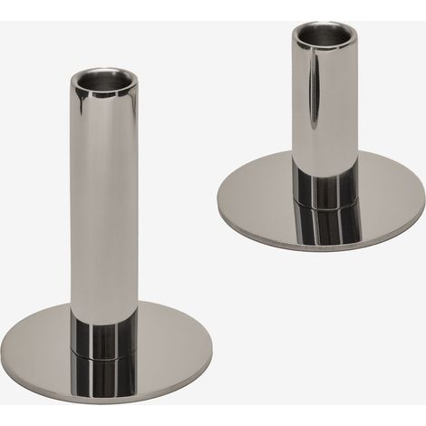 Set di 2 candelabri in acciaio Tyva SKLUM            