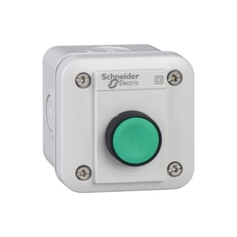 Cassetta pulsanti SCHNEIDER Harmony XALE - 1 pulsante verde 24V IP54 - XALE1W1B