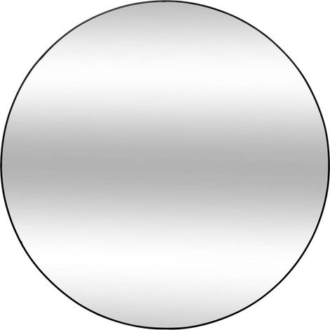 Specchio in legno e metallo alice d110cm nero - Atmosphera créateur d'intérieur (1/2)