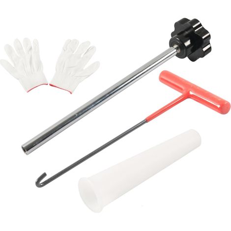 Outil de Remplacement des valves de pneus - Kit pour la réparation des noyaux de Valve - Kit d'outils pour Tige de Valve - pour Maison, Atelier, Garage, Camion, ATV, Tracteur, Moto, Voiture (1/5)
