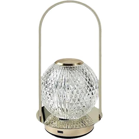 Lampe sans fil à contrôle tactile, lampe de bureau rechargeable par USB, lampe tactile en , lampe de table moderne pour décoration de bureau et amélioration de l'humeur, 23 x 11 cm (1/5)