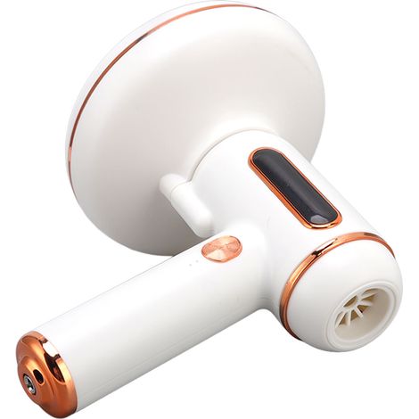 Weißer, wiederaufladbarer USB-Staubsauger gegen Milben, 3-in-1: Staubsauger, Geruchsneutralisierer, beseitigt Milben und Staub, mit integriertem Akku. (1/5)
