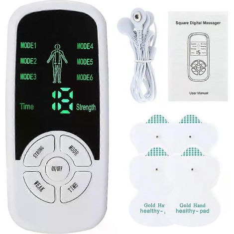 EMS-Impuls-Elektromuskelstimulator, Rücken-, Nacken- und Körpermassagegerät, TENS-Akupunktur, Meridian-Physiotherapie, digitale Massagegeräte (1/4)