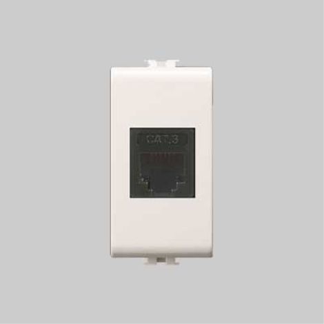 Presa telefonica rj11 'easy' plug 6/4 - bianco EC ELETTROCANALI (1/2)
