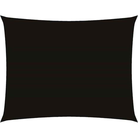 Maison Exclusive - Toldo de vela rectangular tela Oxford negro 4x (1/5)