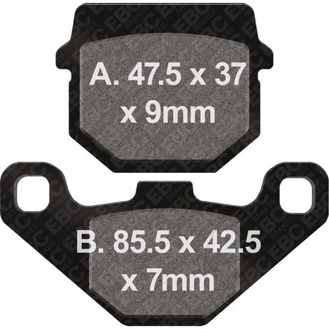 Pastiglie freno EBC SFA083