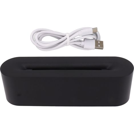 Diffuseur de Flamme USB 7 Couleurs, Humidificateur d'Air Portable pour Chambre Bureau, Noir - Pratique et Simple (1/5)