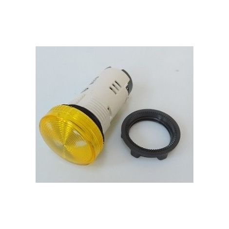Voyant rond Ø 22mm jaune BA9s 230V Harmony SCHNEIDER ELECTRIC XB7EV75P