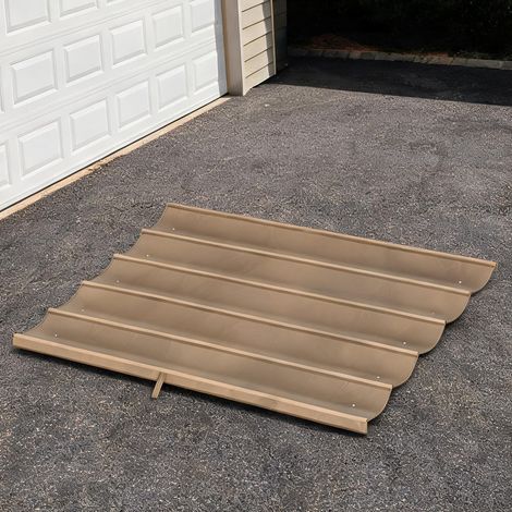 Tonnelle de jardin ecru en polyester 255 x 250 x 6 cm (1/5)